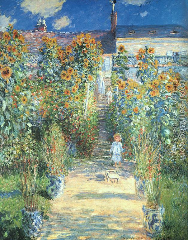 Claude Oscar Monet : The Artist's Garden at Vetheuil